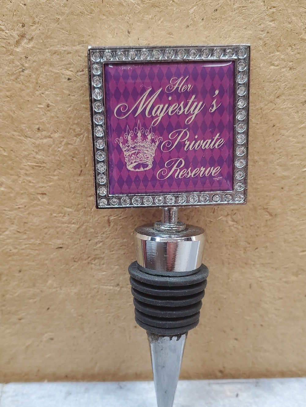 Her Majesty's Private Reserve Decorative Wine Bottle Stopper